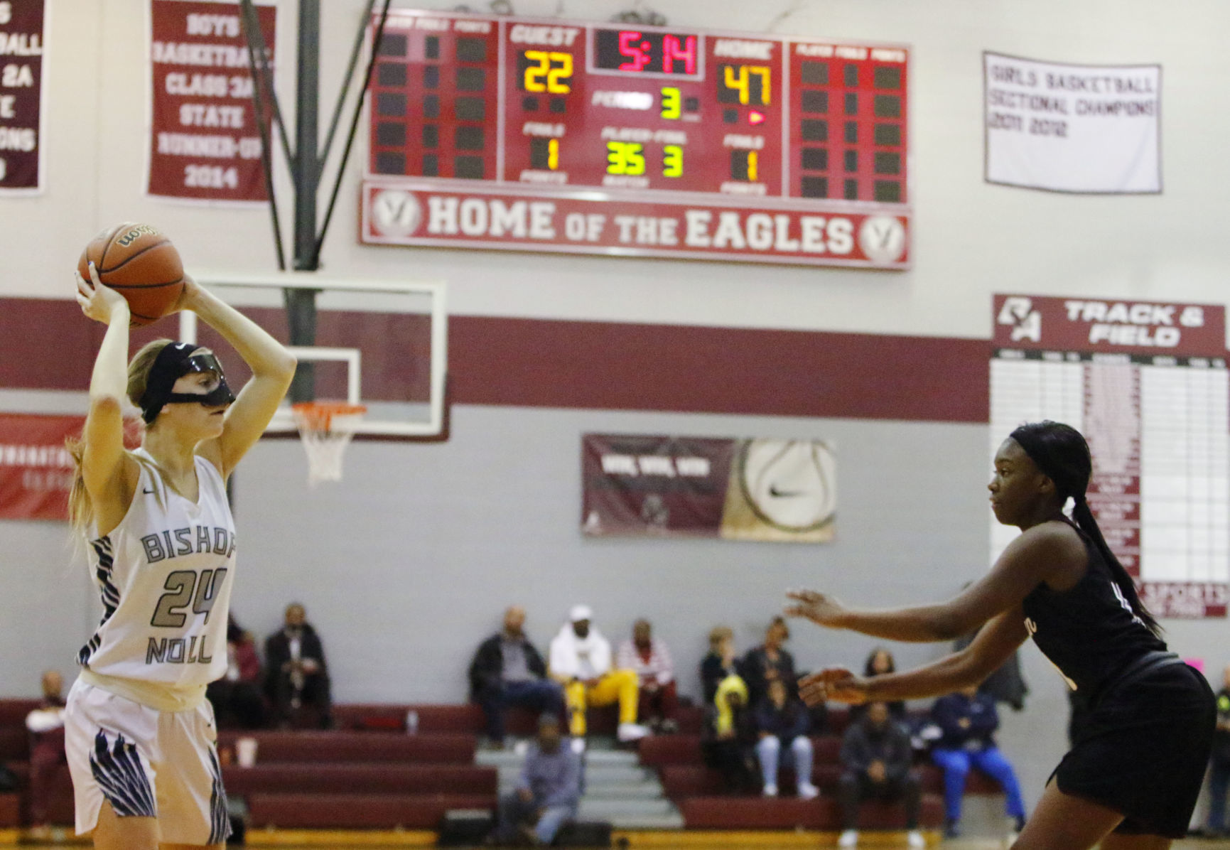 Gallery: Girls 2A basketball sectional final - Bishop Noll vs. Bowman Academy